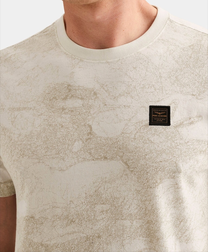 Heren T-shirt ecru