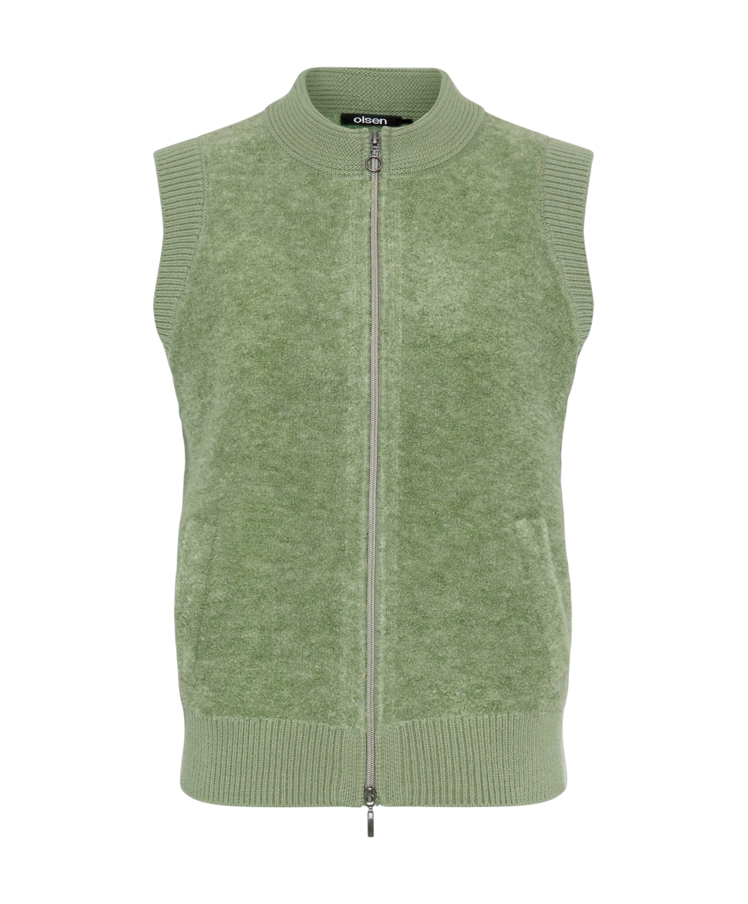 Dames vest groen