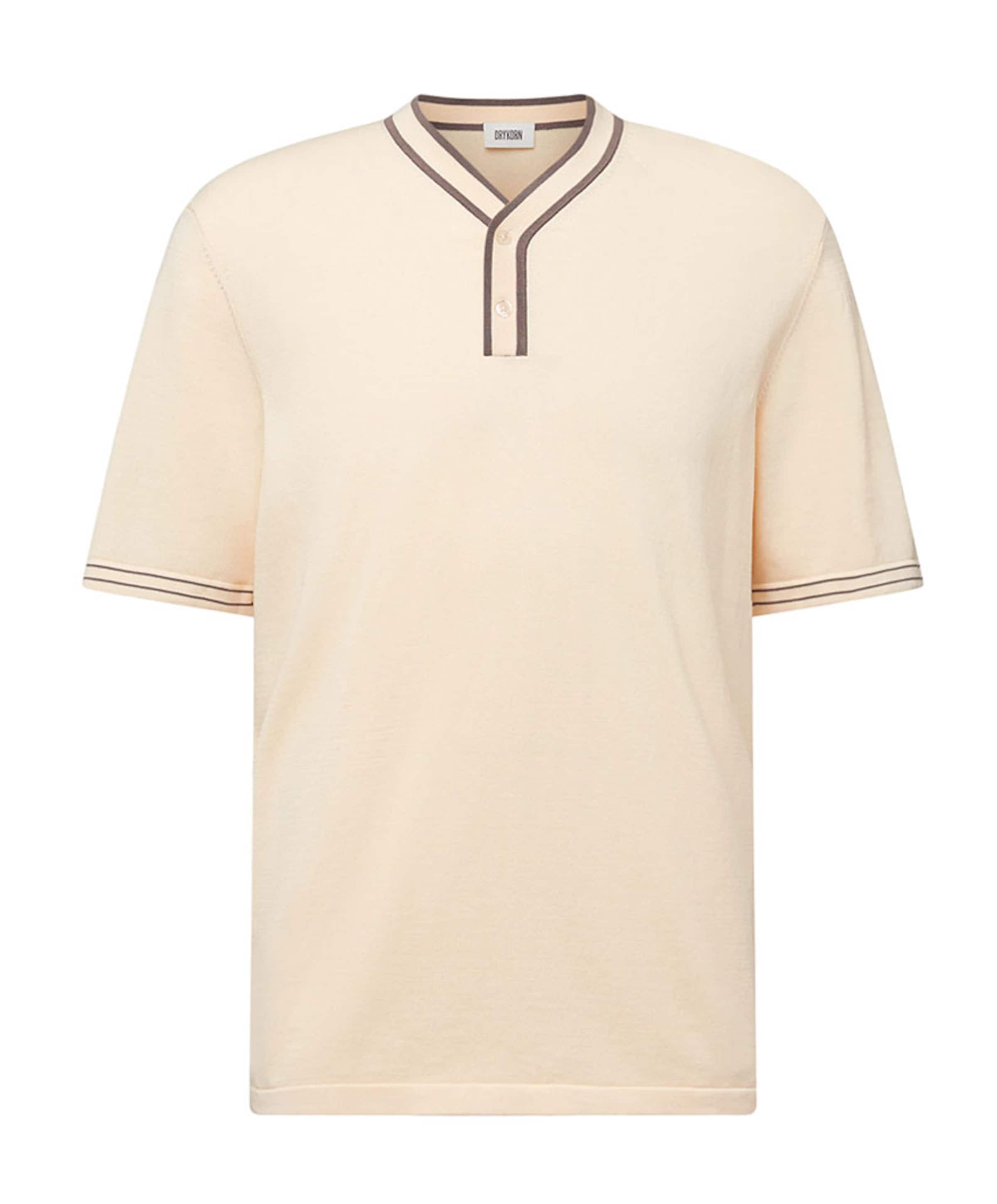Heren polo ecru