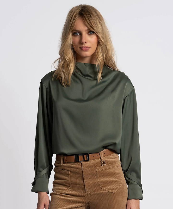 Dames blouse groen