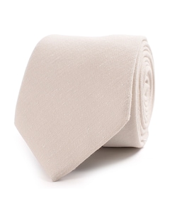 Heren stropdas ecru