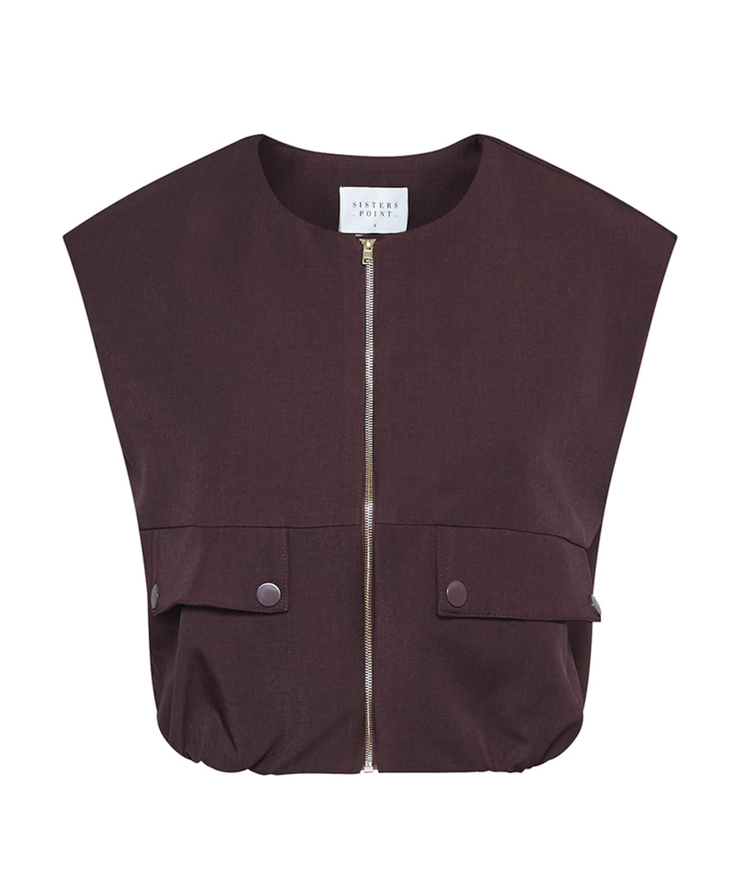 Dames gilet bordeaux