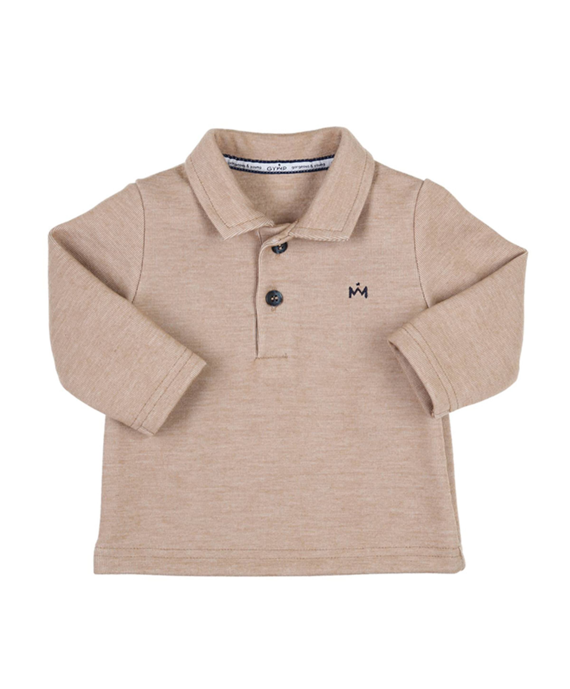 Jongens longsleeve beige