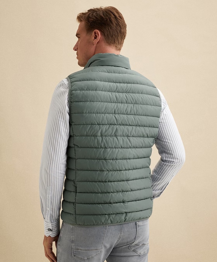 Heren bodywarmer groen