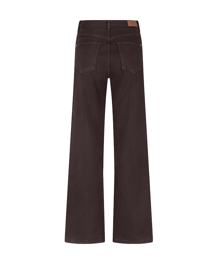 Lexie denim dames broek bruin