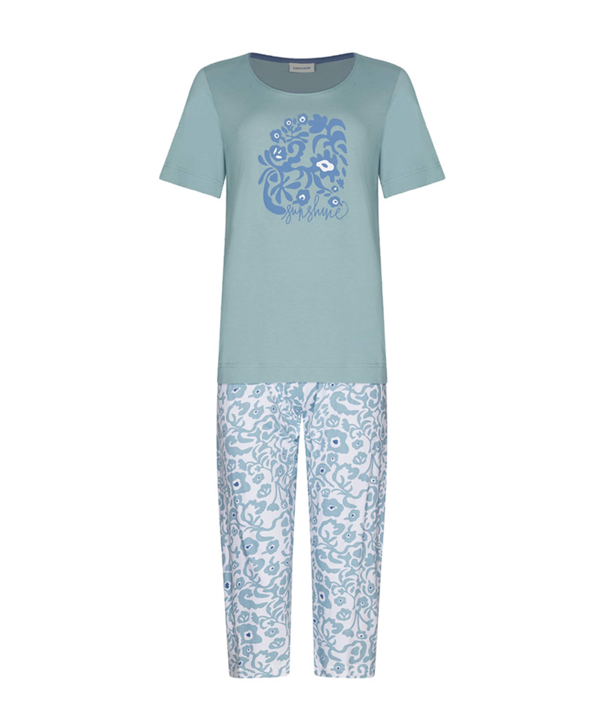 Dames pyjamaset blauw