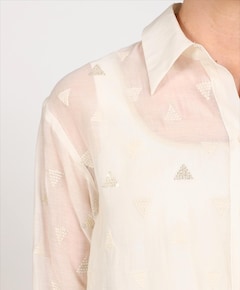 Dames blouse ecru
