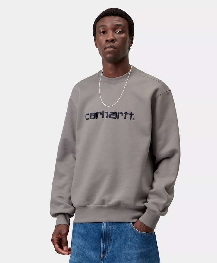 Heren sweater grijs