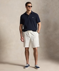 Heren polo blauw