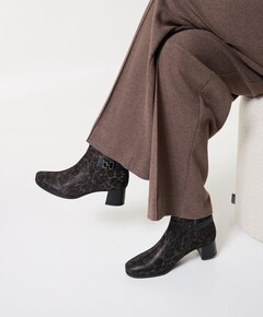 dames enkellaarzen bruin