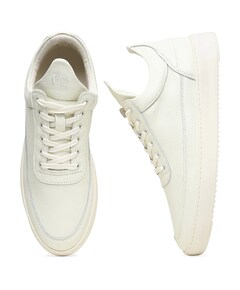 Low Top Grain dames sneakers ecru