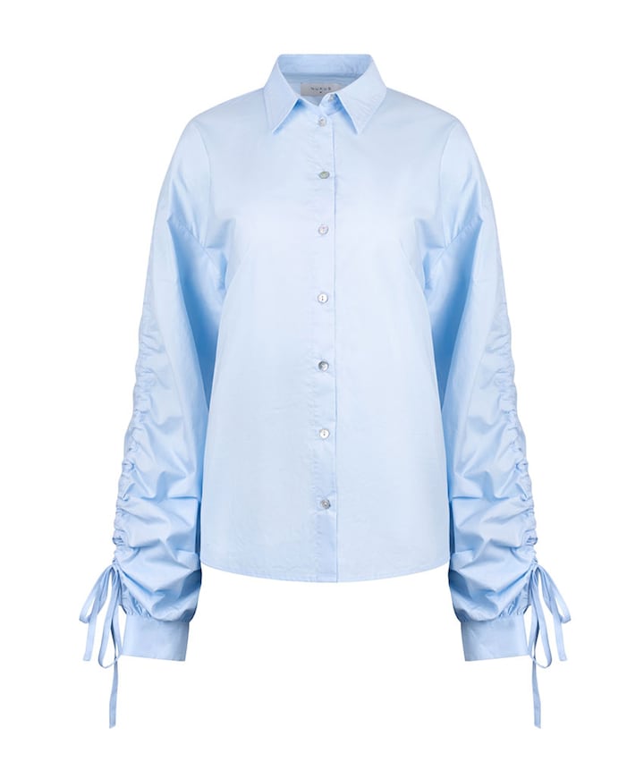 Dames blouse blauw