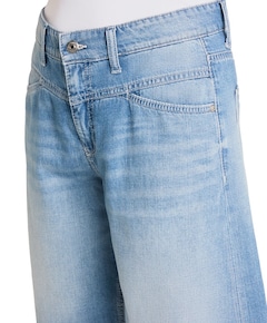 Elin Bermuda dames jeans blauw