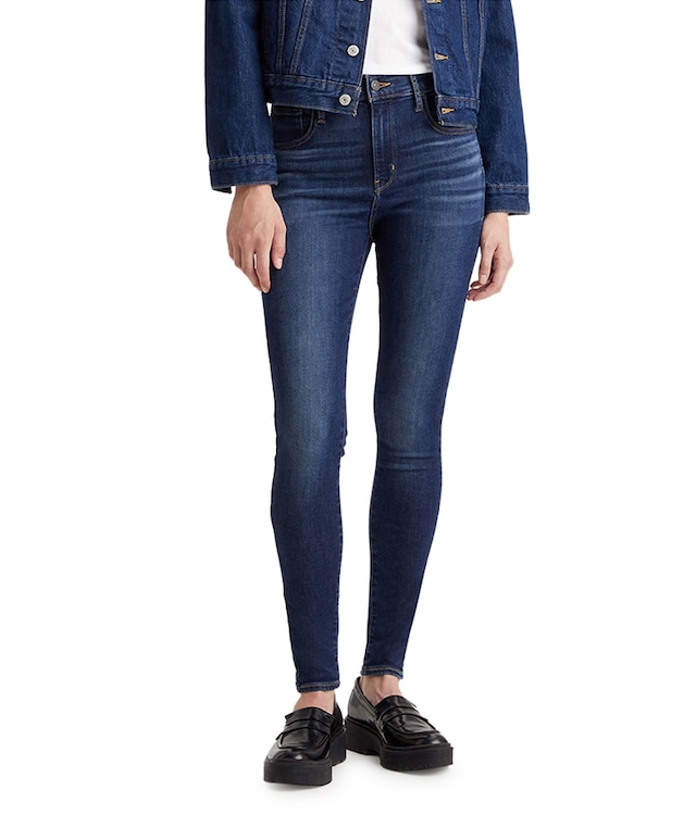 720 Hirise super skinny jeans blauw