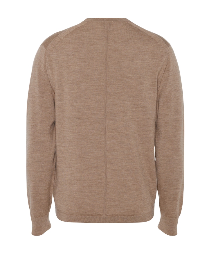 Heren polo beige