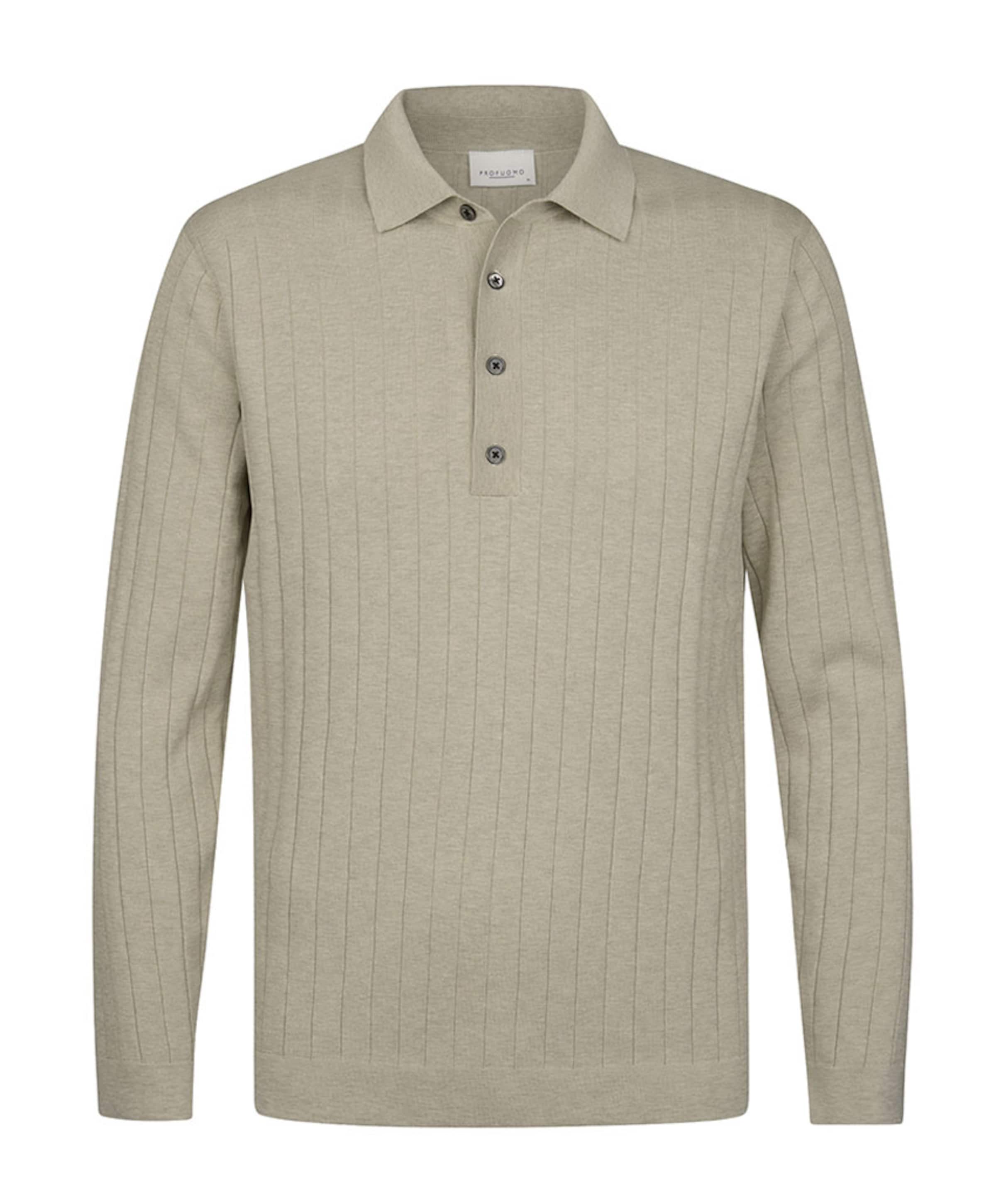 Heren polo beige