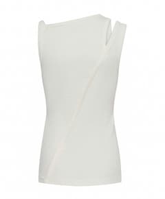 Dames top ecru