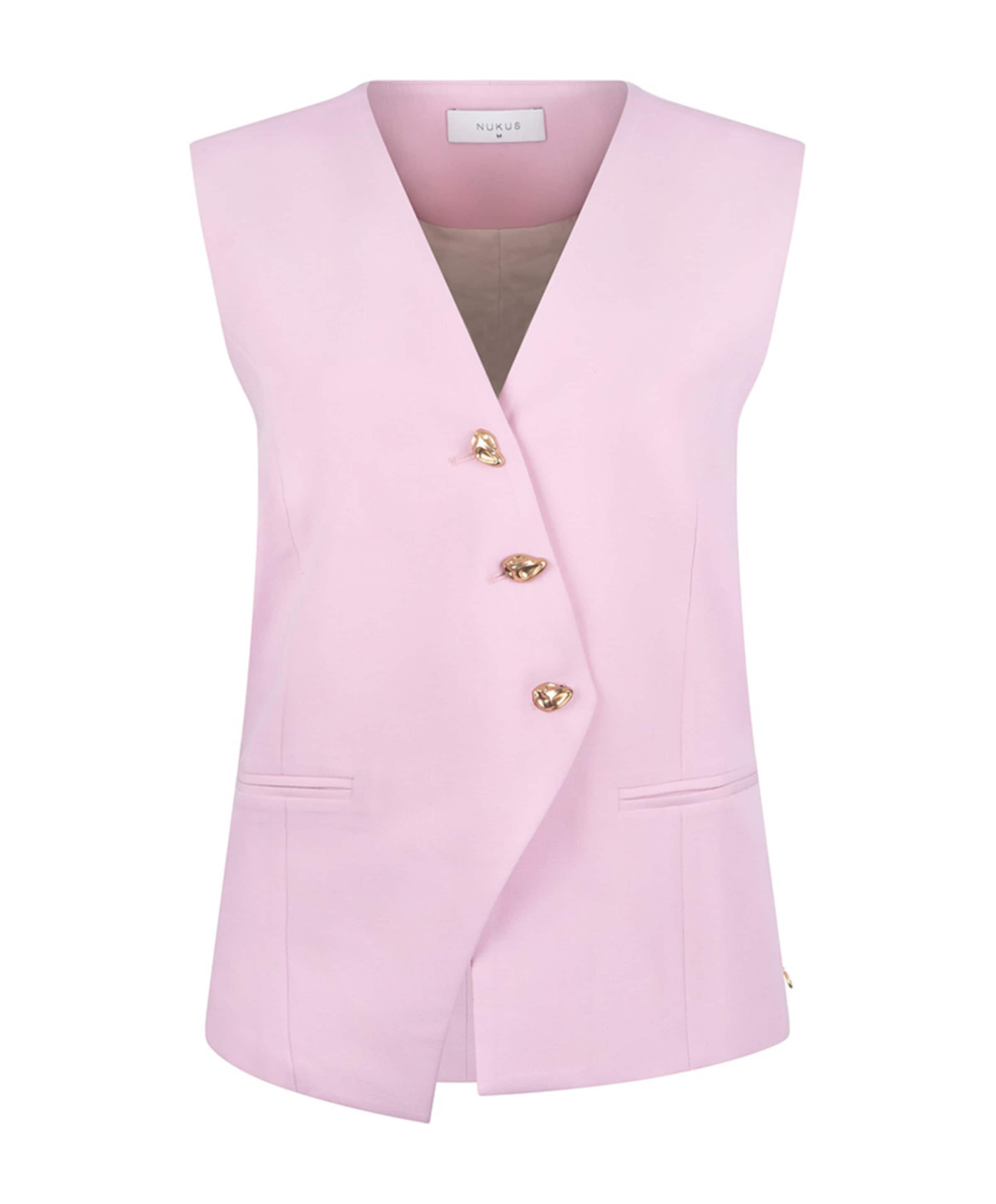 Dames gilet roze