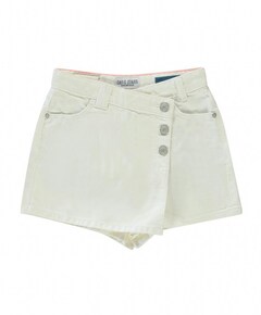 Meisjes broekrok ecru