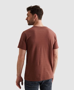 Heren t-shirt bordeaux