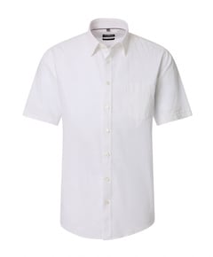 Heren overhemd korte mouw wit