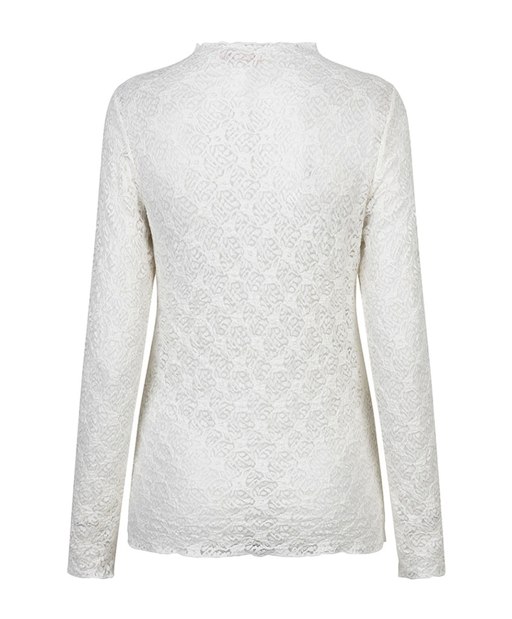 Dames longsleeve ecru