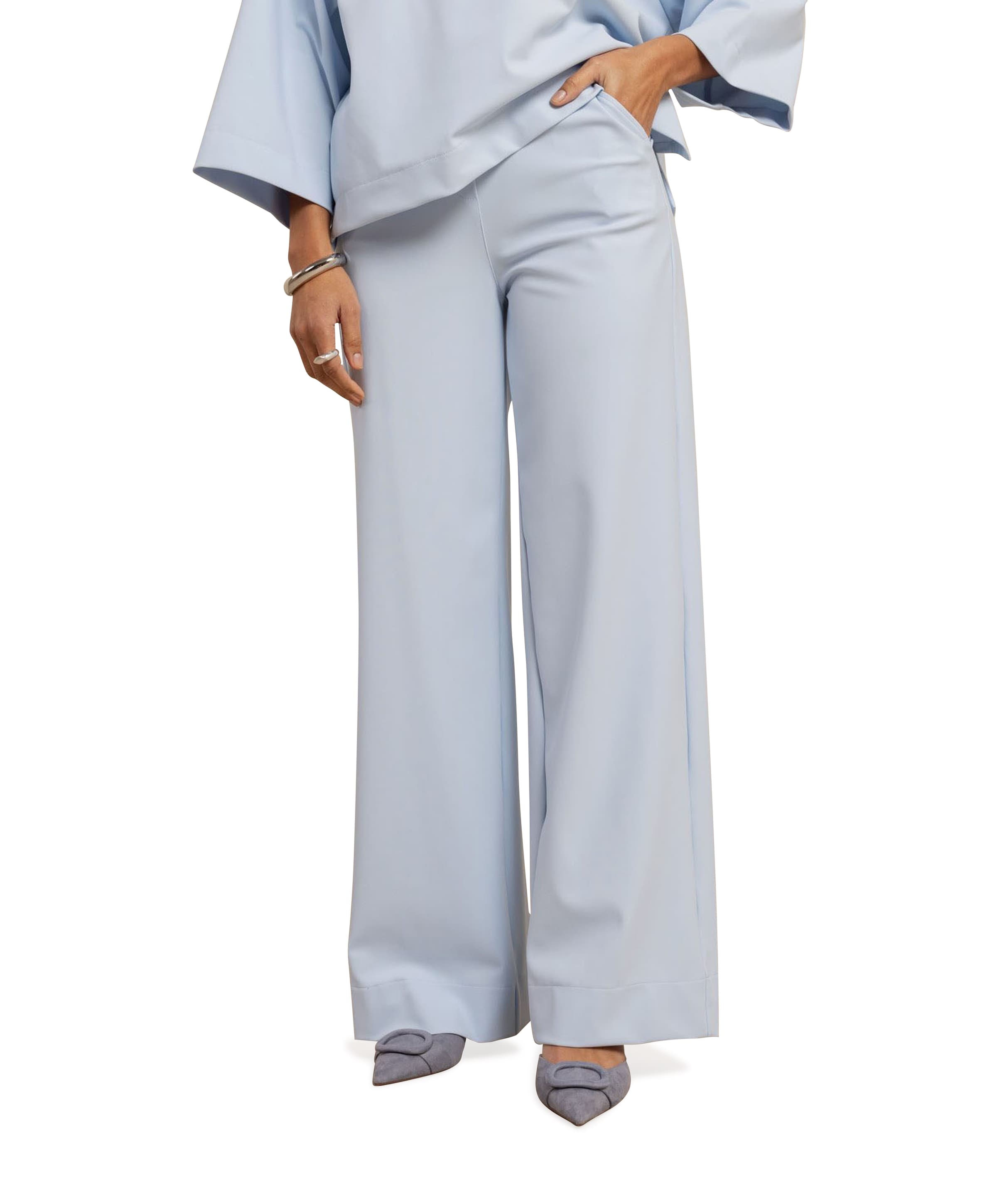 Lexie bonded dames broek blauw