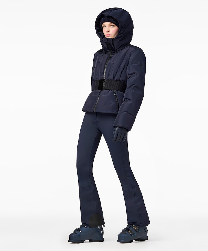 Dames ski-jas blauw