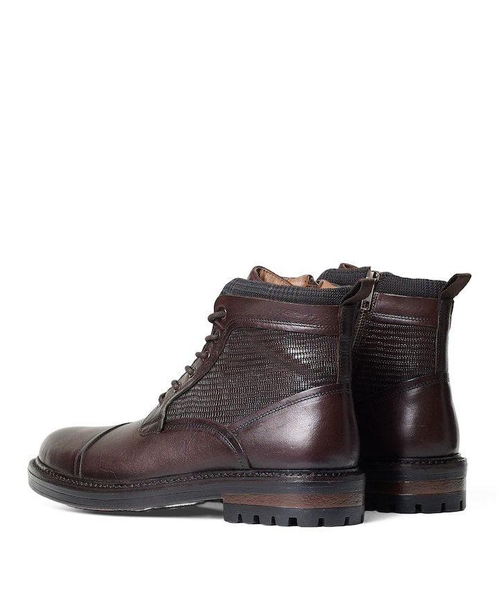 heren veterboots bruin