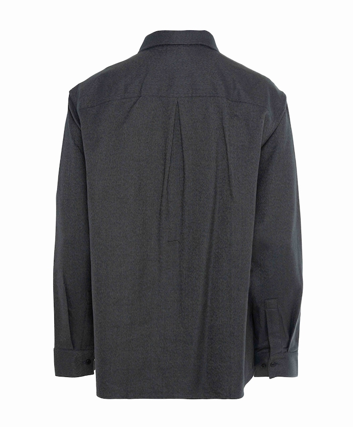 Overhemd lange mouw grijs