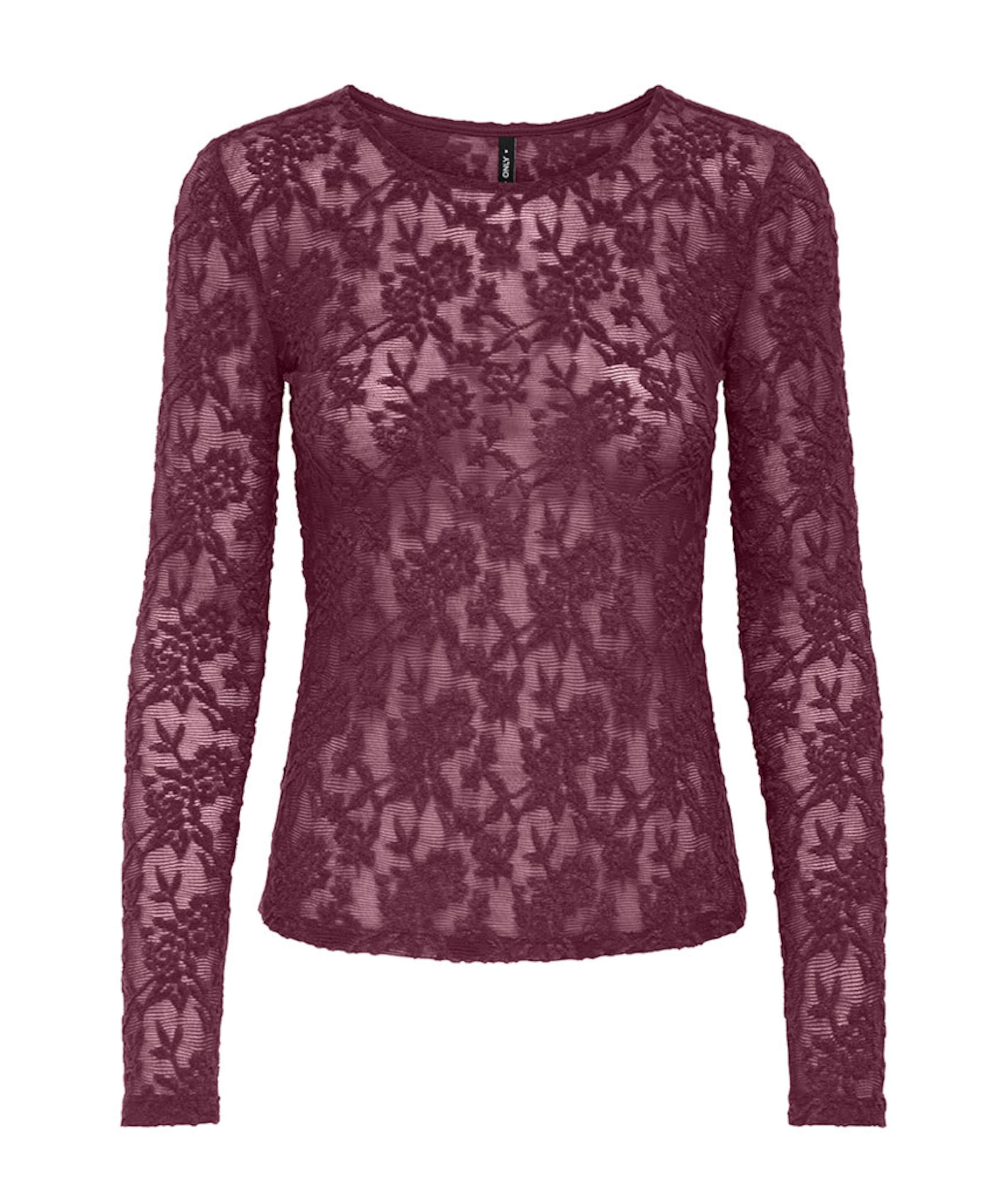 Dames top bordeaux
