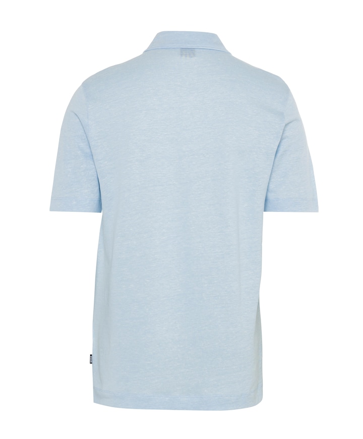 Heren polo blauw