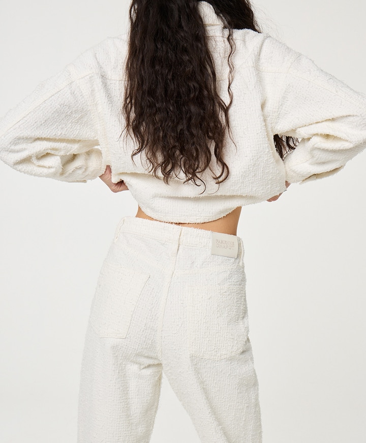 Zoe Boyfriend dames jeans ecru