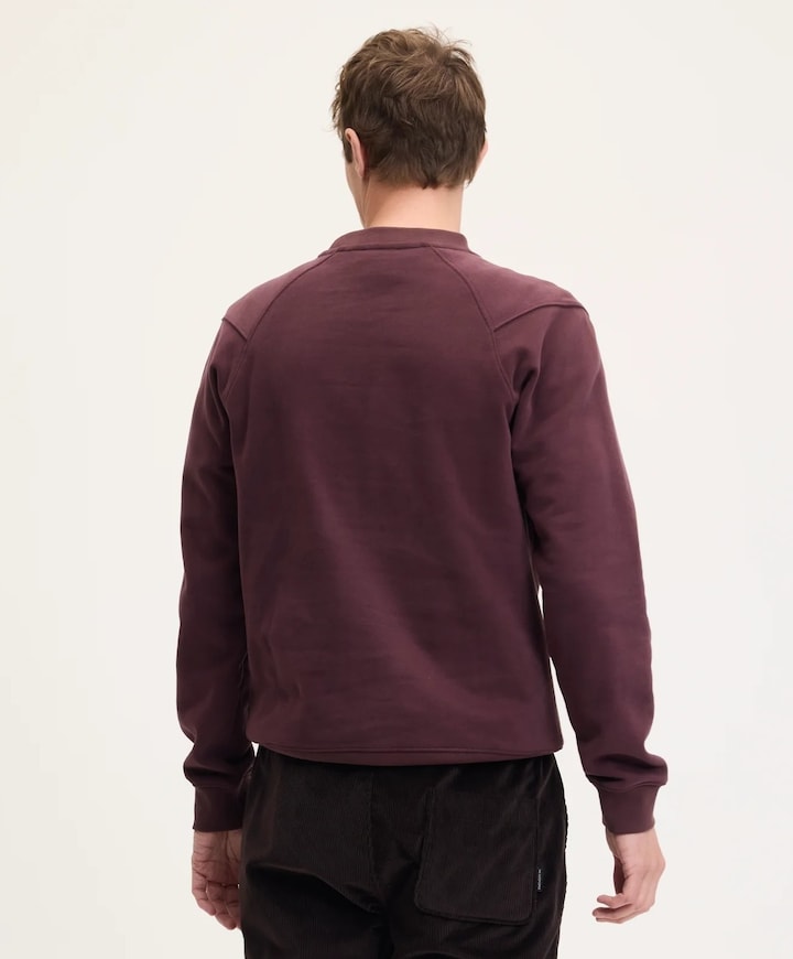 Heren sweater bordeaux