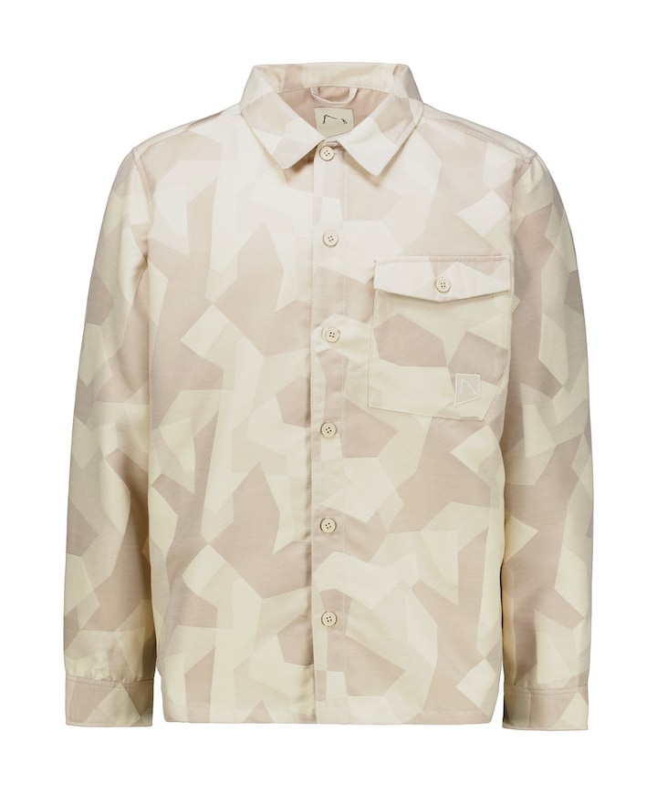 Heren overshirt beige