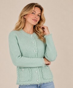 Dames vest groen