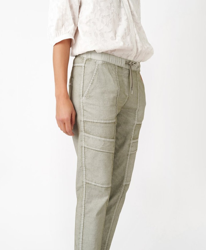 Sue Cargo 7/8 dames broek groen