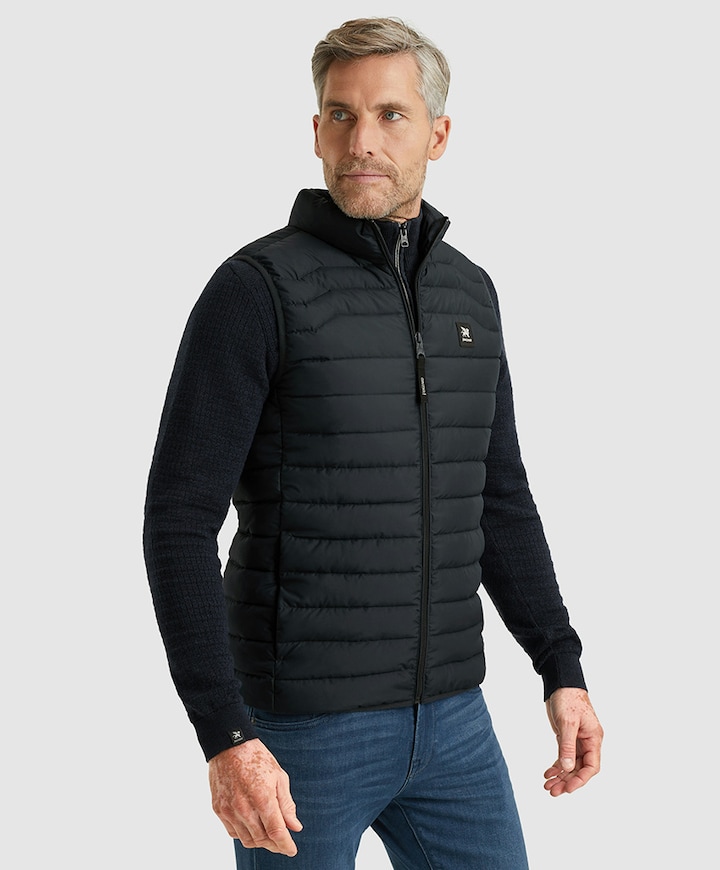 Heren bodywarmer blauw