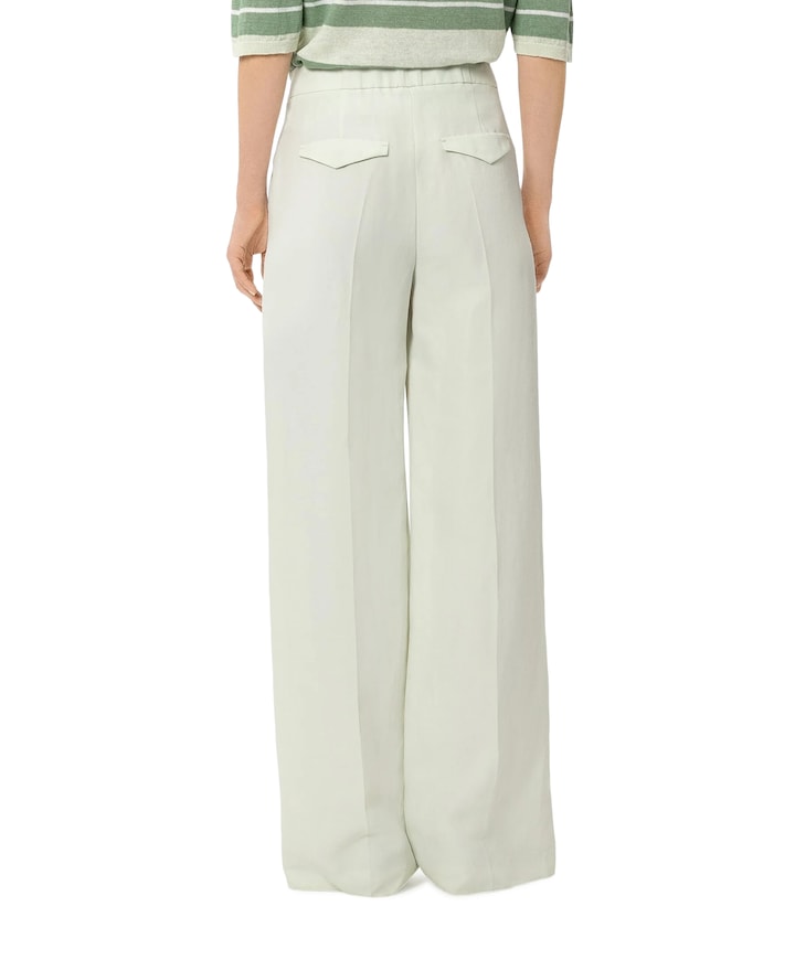 Wideleg dames broek groen