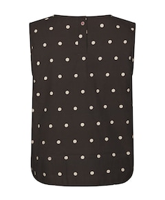Dames top bruin
