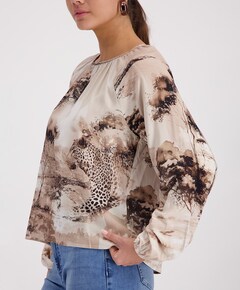Dames blouse beige
