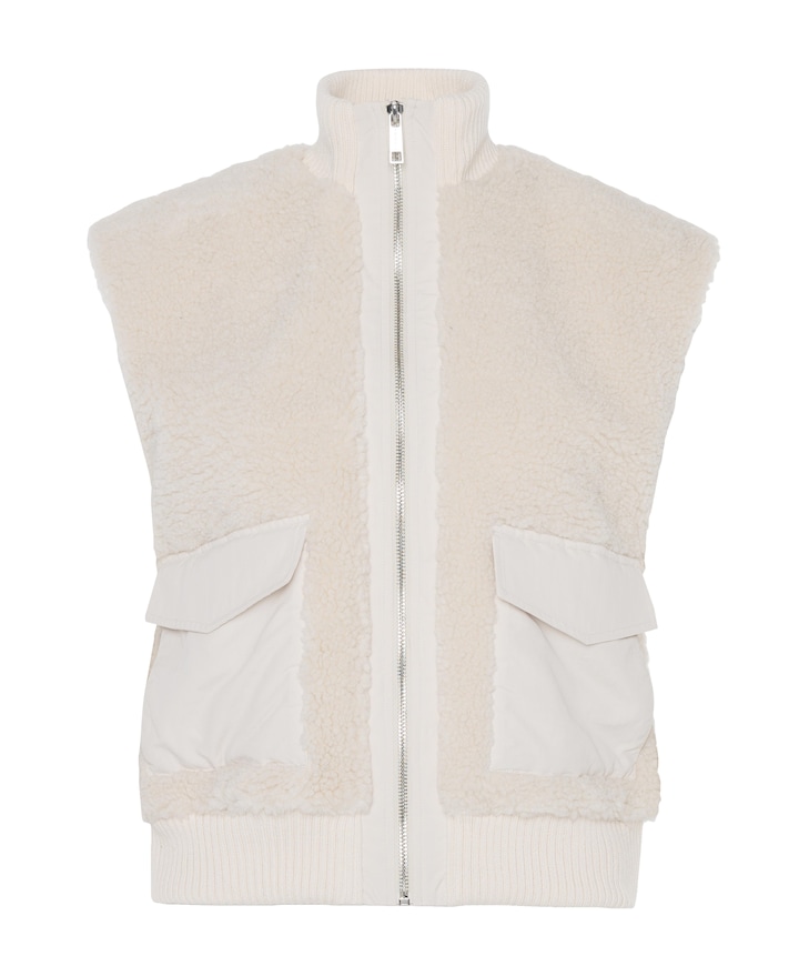 Dames bodywarmer ecru