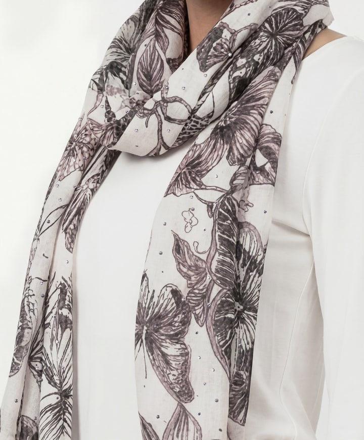 Dames sjaal beige