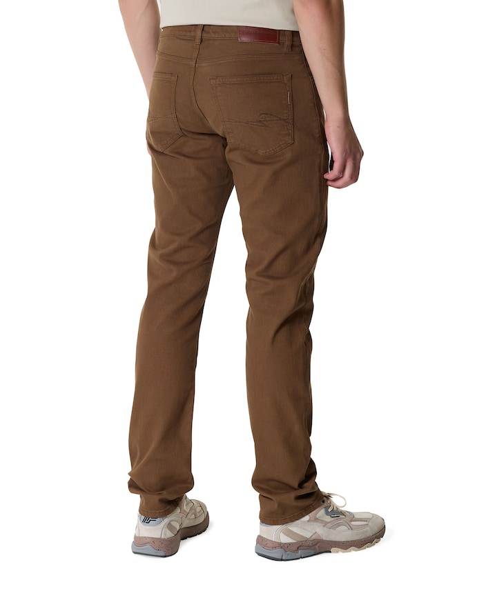PC-Lyon tapered heren jeans bruin