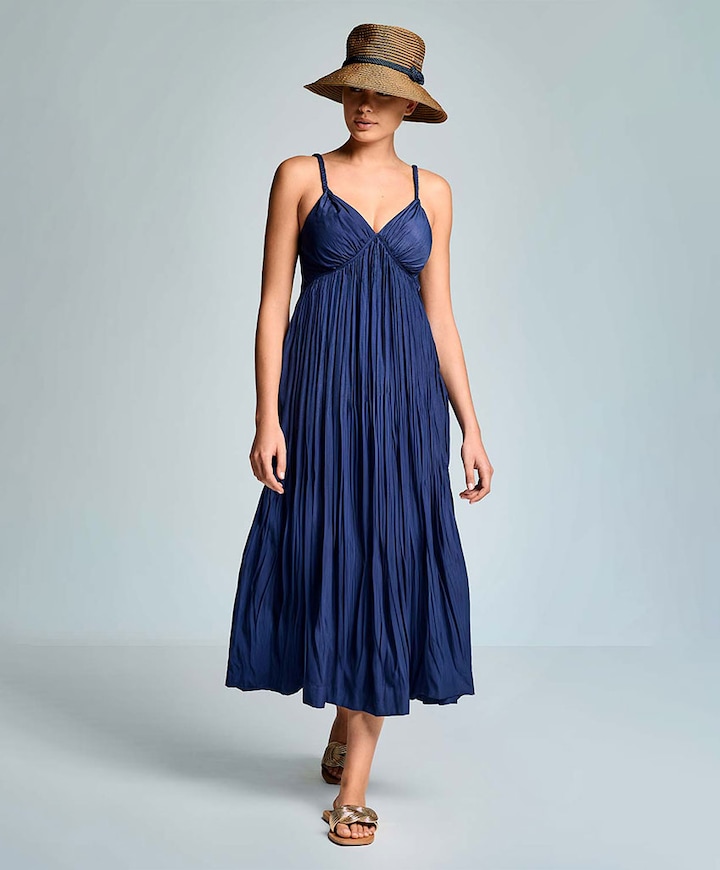 Dames jurk blauw