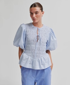 Dames blouse blauw