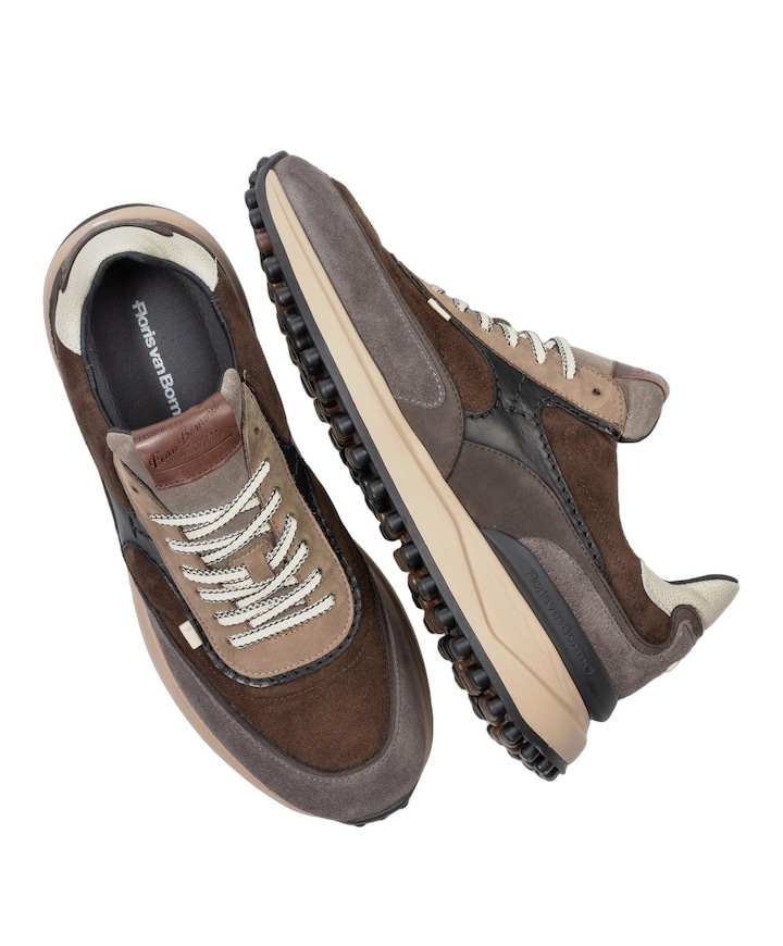 heren sneakers bruin