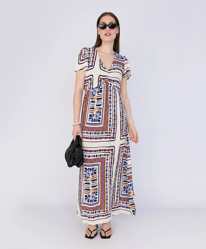 Dames jurk multicolor