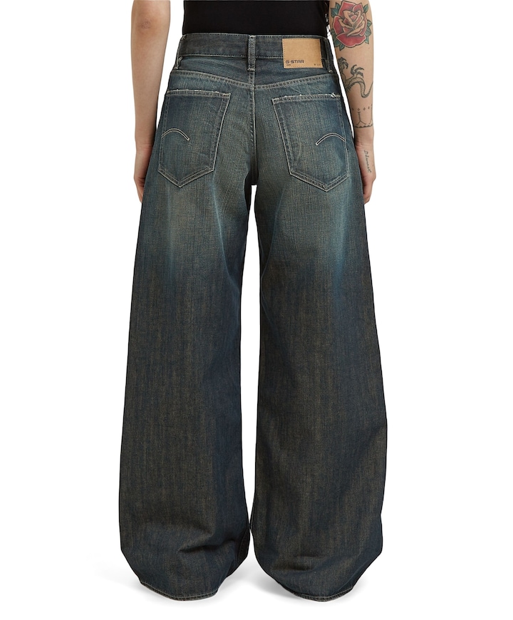 Roxx Wide Wmn dames jeans blauw