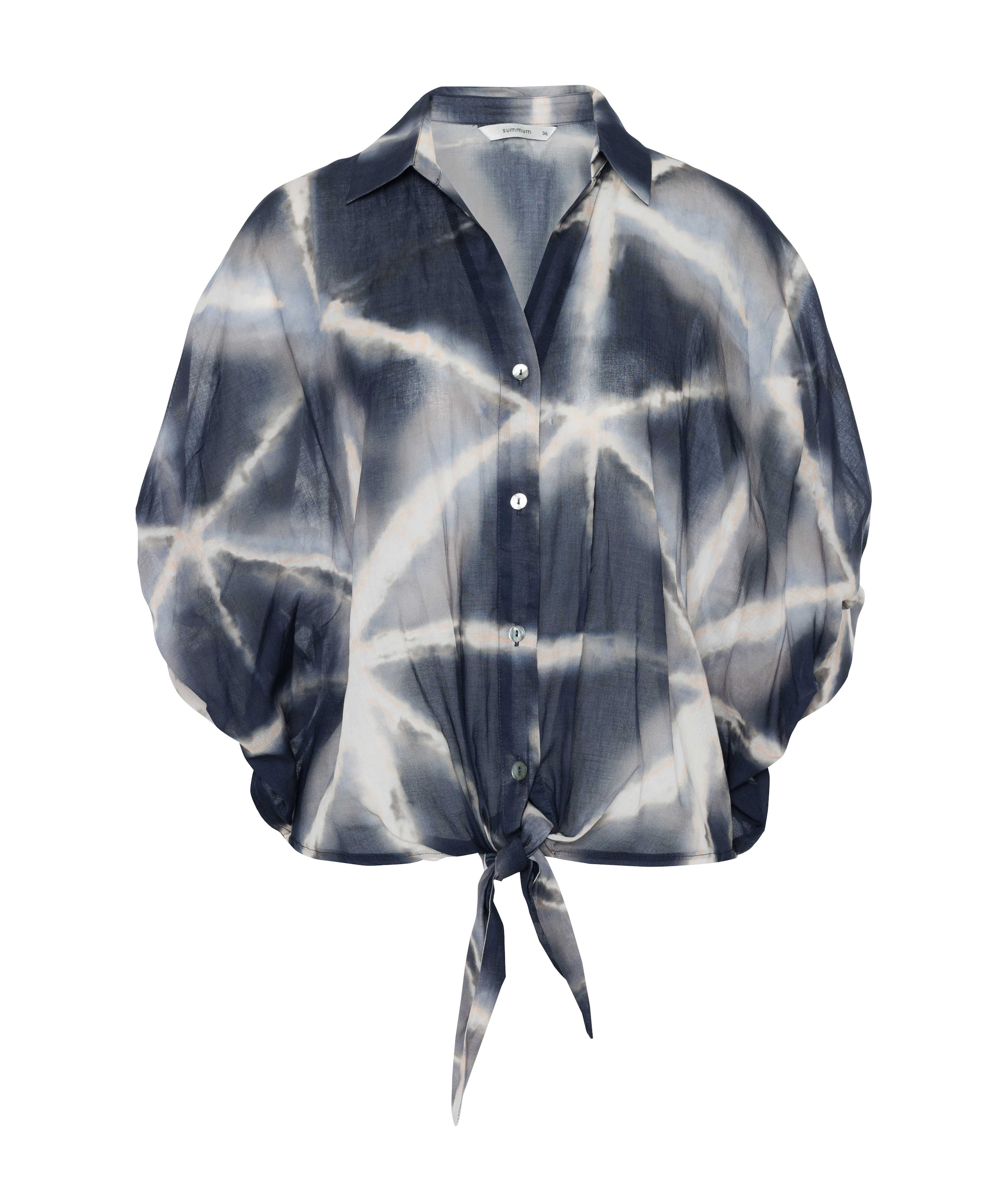 Dames blouse blauw